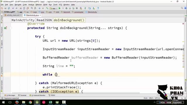 Lập trình Android A-Z - Bài 112: JSON Array смотреть онлайн
