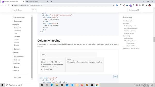 Bootstrap 5 New Video Vartical Align Tutorial смотреть онлайн