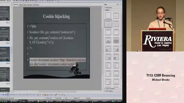 DEF CON 16 - Michael Brooks: CSRF Bouncing смотреть онлайн