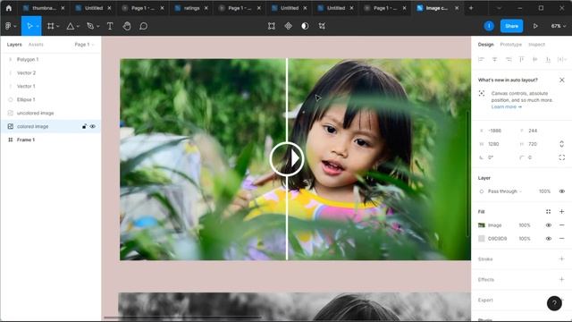 Image Comparison Slider Design and Animation Using Figma (2022) смотреть онлайн