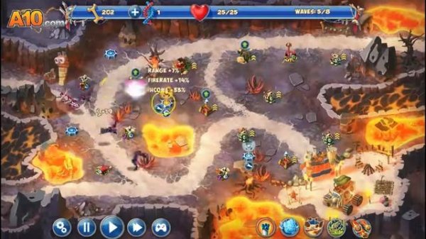 LETS PLAY DAY D: TOWER RUSH  - TIME MAYHEM  - LEVEL 4-2