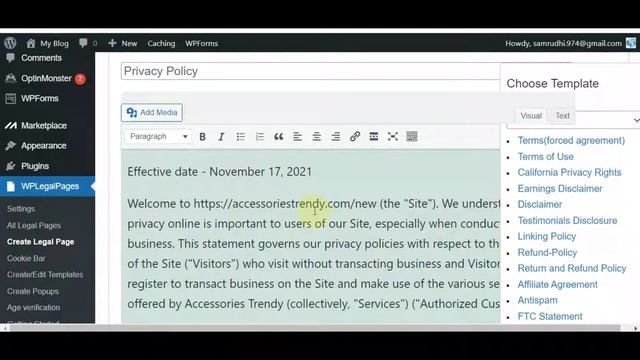 Legal Pages – WordPress Privacy Policy, Terms & Conditions, Cookie Notice Generator Plugin for Free смотреть онлайн