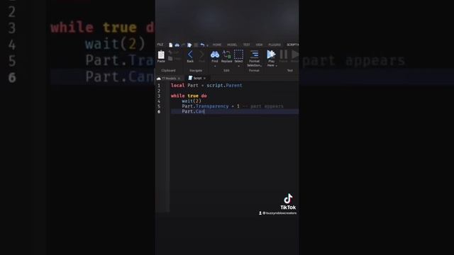 How to Make a Part Disappear/Reappear in Roblox Studio смотреть онлайн