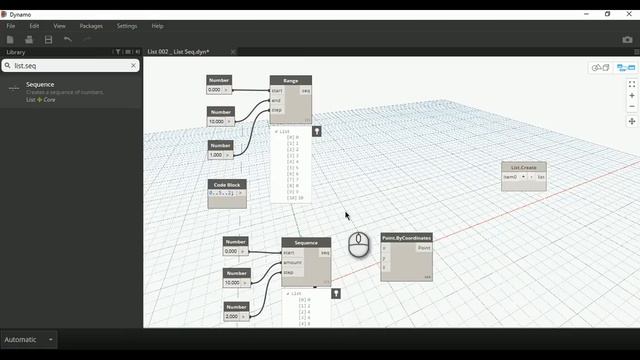 List 002 _ List Sequence in Dynamo смотреть онлайн