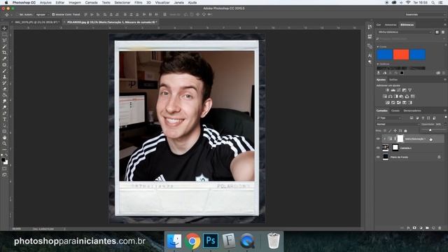 Como fazer o efeito Polaroid no Photoshop смотреть онлайн