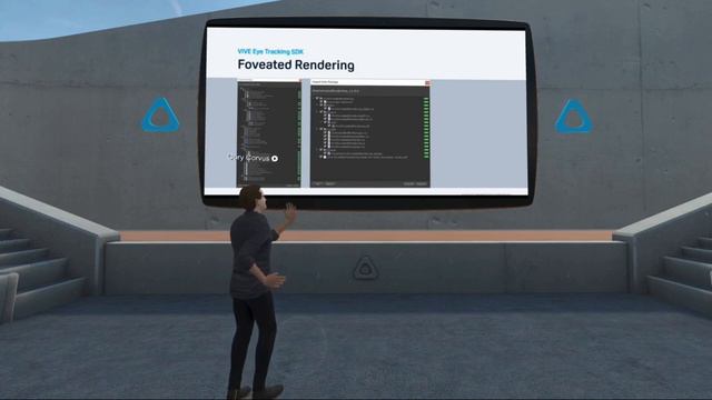 HTC VIVE V2EC Part 6: VIVE Eye Tracking Integration and Foveated Rendering смотреть онлайн