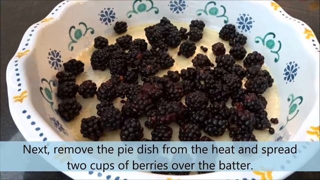 How to make Blackberry Flaugnarde (Baked French Dessert) смотреть онлайн