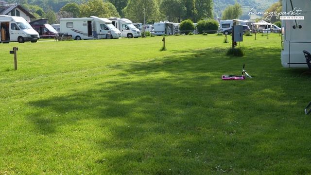 Stellplatz direkt am Wasser? Neckar ➡️Wohnmobil & Campingplatz Cimbria in Baden-Württemberg смотреть онлайн