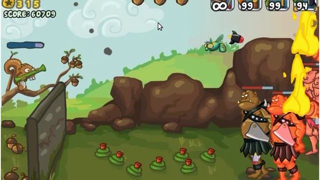 Defend Your Nuts Walkthrough смотреть онлайн