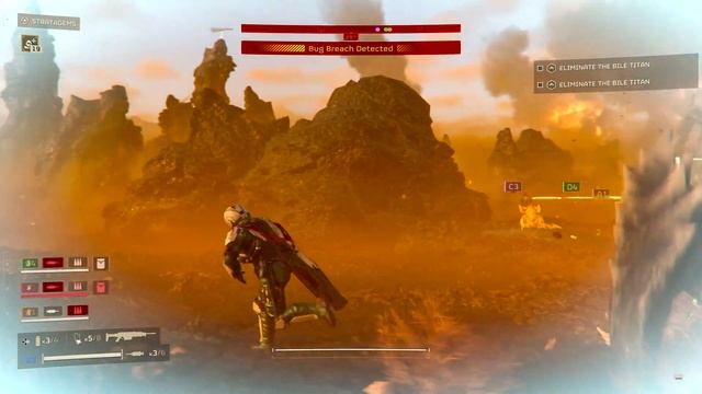 Helldivers 2 (Bile Titan liberation) смотреть онлайн