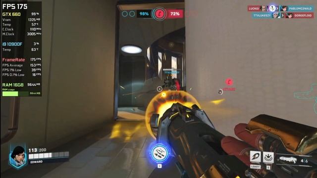 GTX 660 | Overwatch 2 - 4K, 1440p, 1080p, 900p, 720p - High, Med, Low смотреть онлайн
