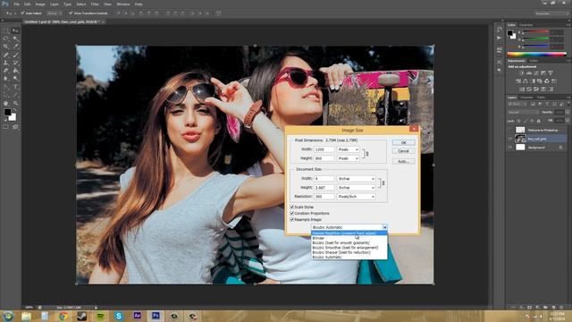 Photoshop CS6 Tutorial - 12 - Adjusting Image and Canvas Size смотреть онлайн