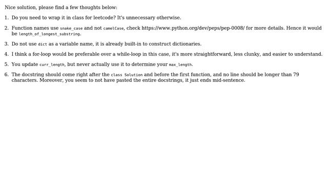 "Longest Substring Without Repeating Characters" in Python (3 Solutions!!) смотреть онлайн