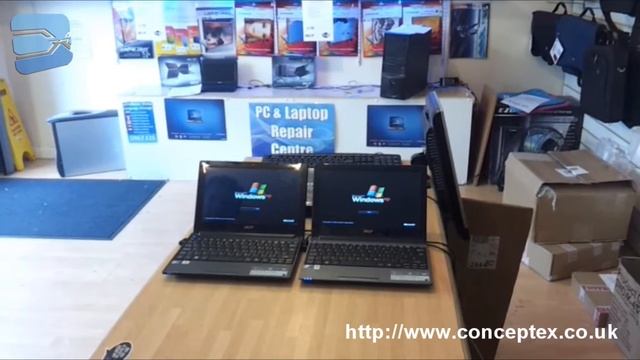 2 Acer Aspire D260 SSD Test Side By Side