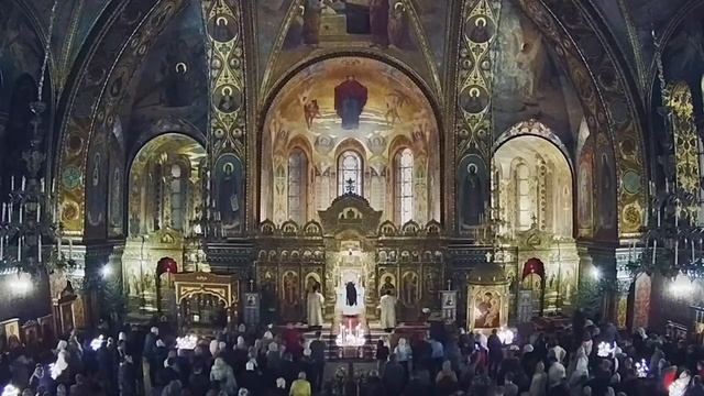 Рождество Христово | Запись трансляции праздничного ночного богослужения | 07.01.2021 г. смотреть онлайн