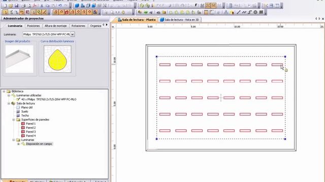 Tutorial Dialux 1: Iluminación de sala de biblioteca.mov смотреть онлайн