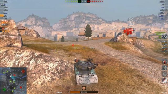 WOT Blitz Sheridan Missile Uprising || Doubleshot Missile смотреть онлайн