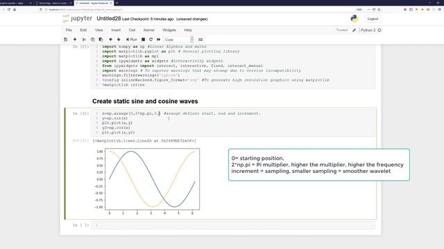 Simple and interactive wavelets in jupyternotebook смотреть онлайн