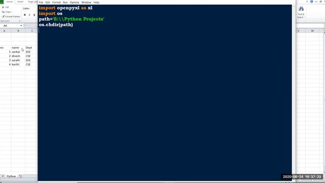 Class 07 ( 4 pm) Working with excel files using python смотреть онлайн
