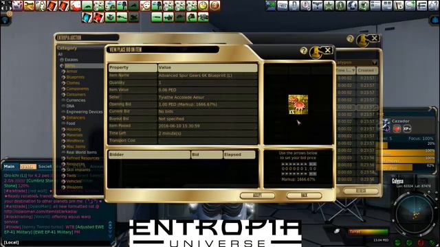 Tutorial de como comprar y vender en el aution o subasta de Entropia Universe смотреть онлайн