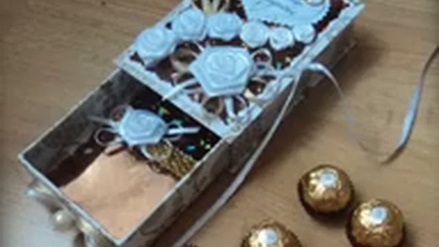 Открытка-коробочка ручной работы для дарения денег на свадьбу смотреть онлайн