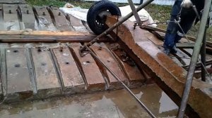 ФУНДАМЕНТ ИЗ ШПАЛ