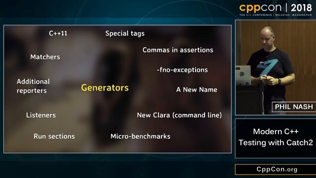 CppCon 2018: Phil Nash “Modern C++ Testing with Catch2” смотреть онлайн