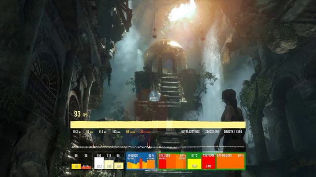 Rise of the Tomb Raider FPS Monitor смотреть онлайн