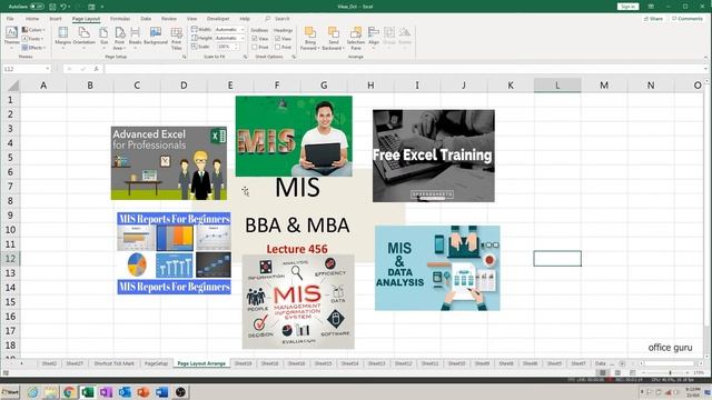 How To Arrange Photos / Images in Excel? (Hindi) смотреть онлайн