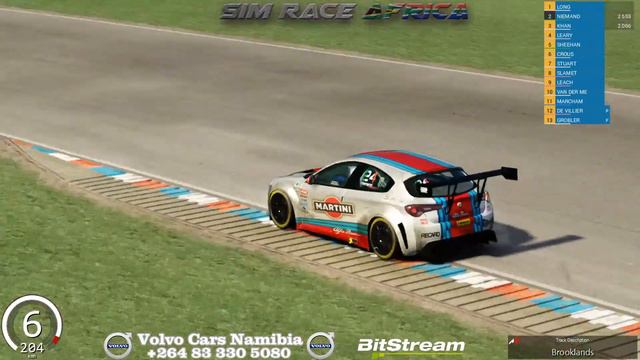 Sim Race Africa -Round 9&10 Div 2 - BTCC From Thruxton
