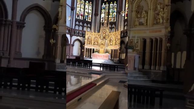 Dom zu Heppenheim innen/ into the church of Heppenheim смотреть онлайн