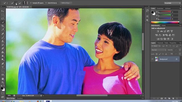 How to Select and Cut Hair in Photoshop CS6 смотреть онлайн