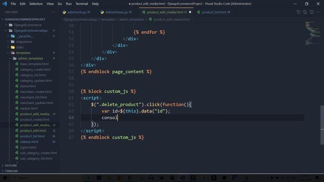 Python Django Ecommerce Tutorial Part 13 | Amazon Clone | Edit Product Media | Product Media Delete смотреть онлайн