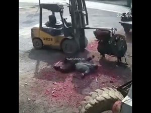 Несчастный случай на погрузчике