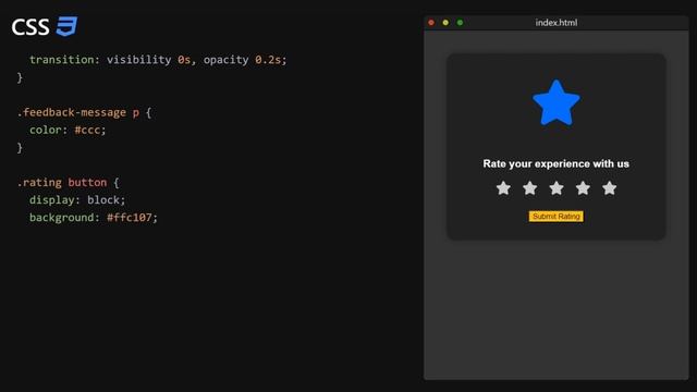 Javascript Star Rating System Design | Quick Tutorial смотреть онлайн