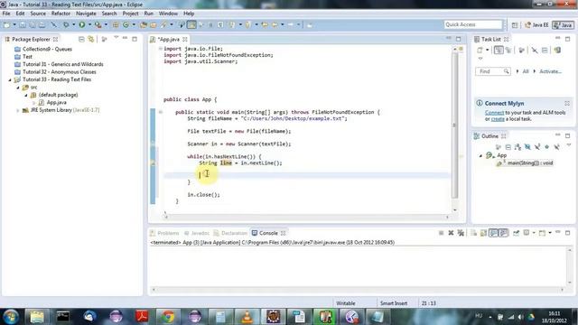 Tutorial 37 - Reading Files Using Scanners смотреть онлайн