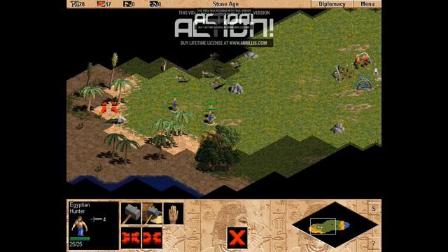 Age of Empires game (1997) - Egypt - 1st Mission смотреть онлайн