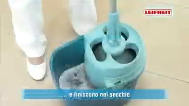 Комплект для уборки Leifheit швабра моп и ведро с центрифугой 55400 смотреть онлайн