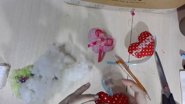 Подарок на день влюбленных. Что подарить на 14 февраля. Сердечко из ткани. Валентинка. МК/DIY смотреть онлайн