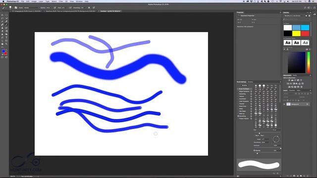 How to Use Photoshop CC 2018-Part 7-USING BRUSHES in Photoshop смотреть онлайн