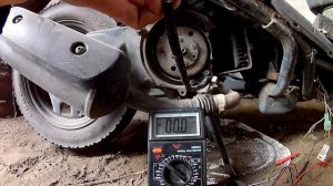 Тест генератора SUZUKI lets 2 после перемотки.