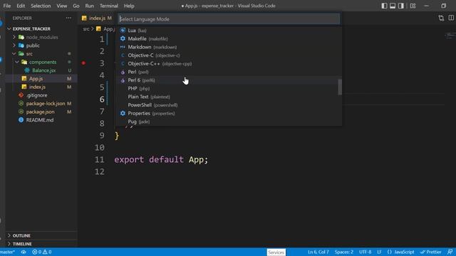 React Expense Tracker App -2- (Header Component) смотреть онлайн