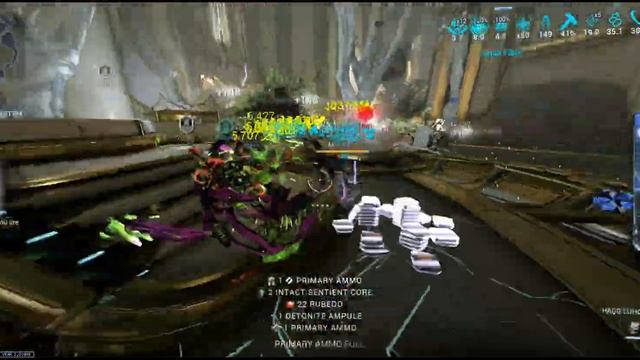 Warframe - Lua's Prey - Steel Path Circulus 20min - Caliban Leveling Run смотреть онлайн