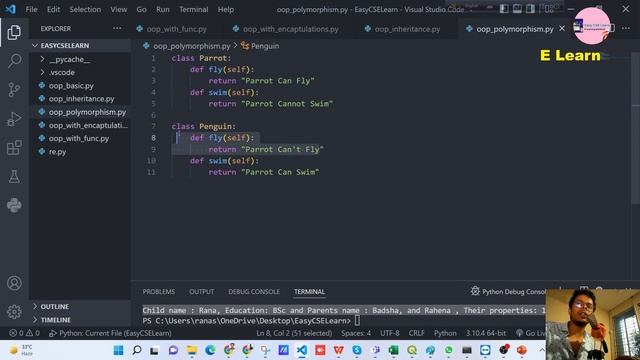 Object Oriented Programming with Python 2022 in Bangla | Polymorphism смотреть онлайн