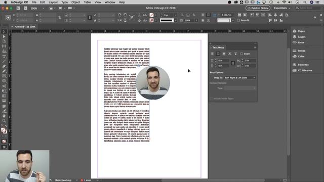 How to Wrap Text Around an Image or Object | InDesign CC Tutorial смотреть онлайн