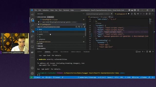 Consumiendo APIs con React y Swagger смотреть онлайн