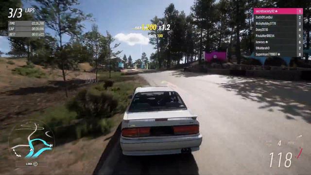 Racing the Mitsubishi Galant VR-4 in A Class (Forza Horizon 5) смотреть онлайн