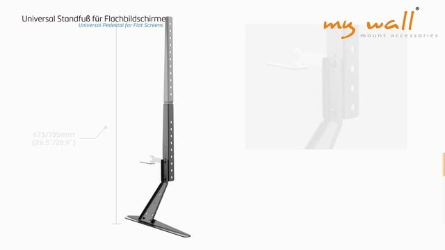 HP 49 L my wall - Universal TV / Monitor Befestigung 23“- 75“ (58 - 190 cm), max. 40 kg смотреть онлайн