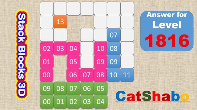 Stack Blocks 3D Level 1816 смотреть онлайн