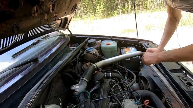 Гольф 2 1.9TDi новый интеркулер, впуск. Часть 8 смотреть онлайн
